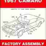 This is an image of a 1967 Camaro Factory assembly instruction manual